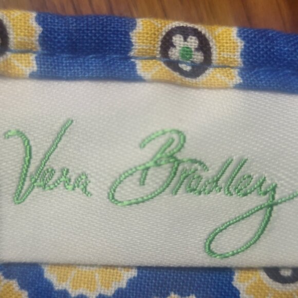 Vera Bradley ~ Rivera Blue Tri - Fold Wallet ~ Excellent / New Condition - Picture 7 of 7